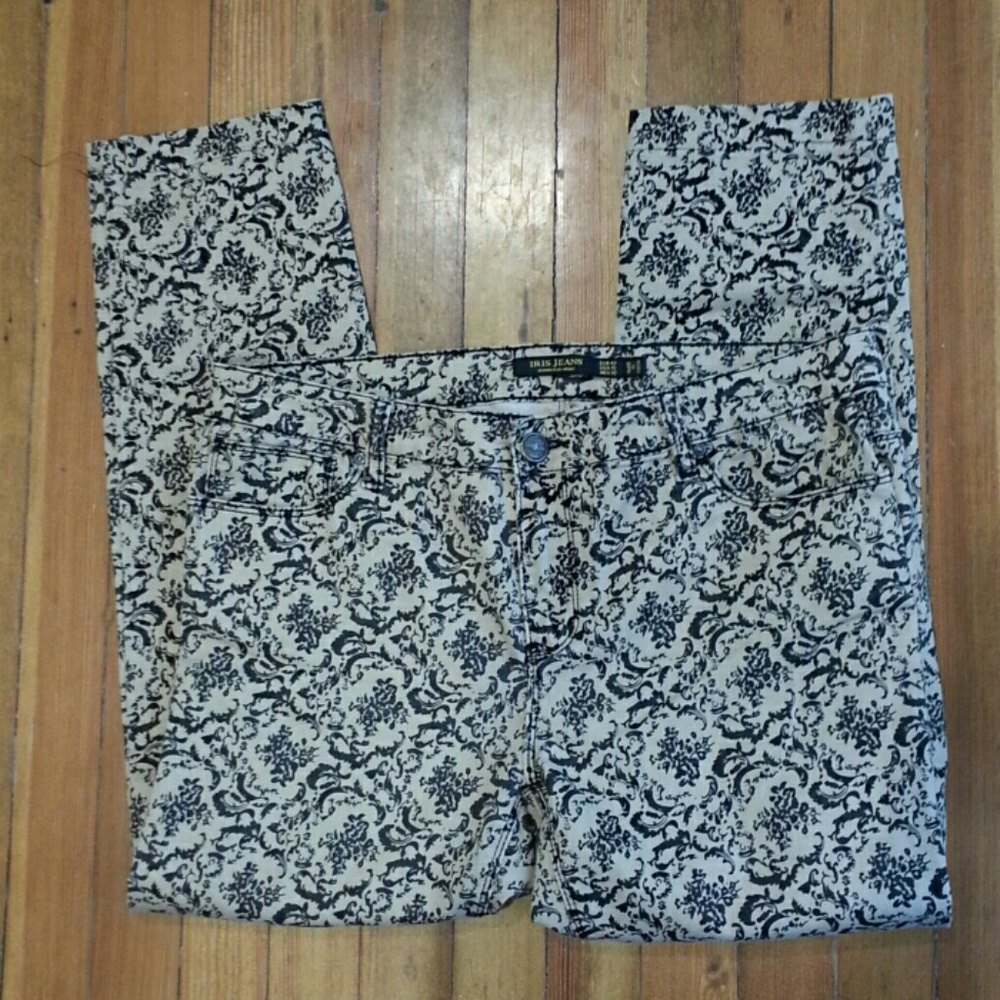 Iris Patterned Jeans - Picture 2 of 6